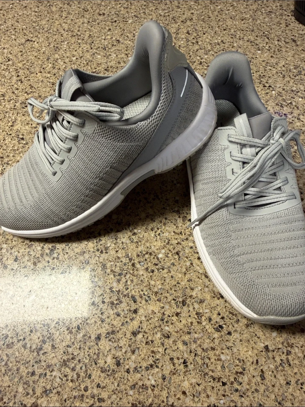 OrthoFeet Kita Women’s Lightweight Grey Knit Sneakers